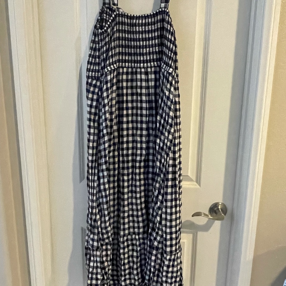 Lane Bryant 14/16 checkered maxi dress.